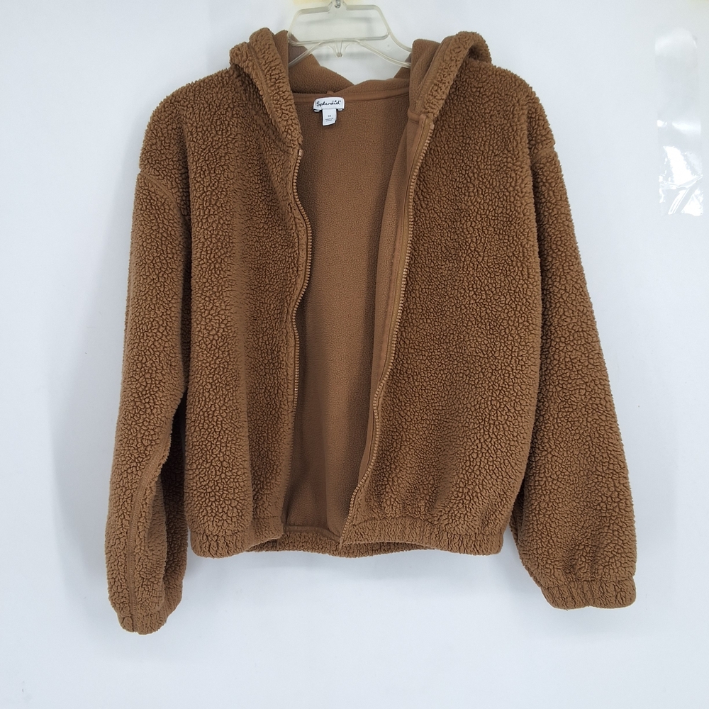 Splendid Tan Sherpa Jacket Sz 14